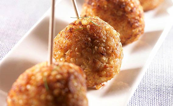 Bouchées de quinoa aux sardines