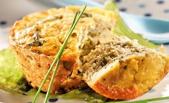 Gâteau de thon au wakamé